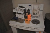 TOASTER, COFFEE MAKER AND MISC. KITCHEN ITEMS
