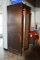 VINTAGE WOODEN TELEPHONE BOOTH 30X30X84H