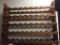 WOODEN WINE RACK, HOLDS 40 BOTTLES