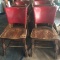 SET OF (4) STYLE PHOENIX CRON OAK RESTAURANT CHAIRS