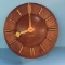 SETH THOMAS WALL CLOCK, WOOD, MODEL E883-000