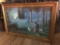 LARGE OIL ON CANVAS PAINTING ARTIST NOT LEGIBLE,