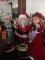 3 ELECTRIC MOTION CHRISTMAS CHARACTERS, SANTA,