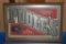 POOLE'S FRUIT LIQUEUER MIRRORED SIGN,