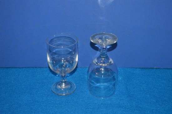 (16) STEMMED WATER GOBLETS, 11 1/2 OZ