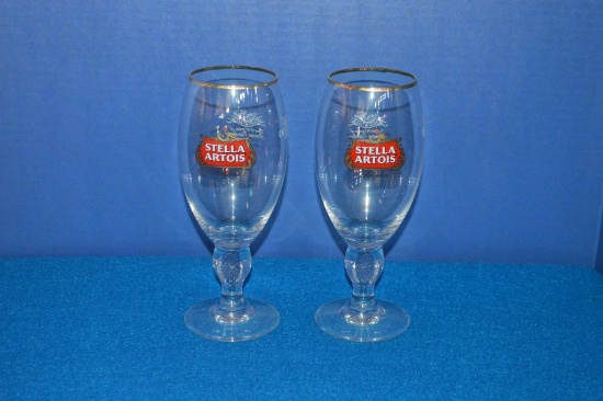 BOX OF (12) STELLA ARTOIS GLASSES