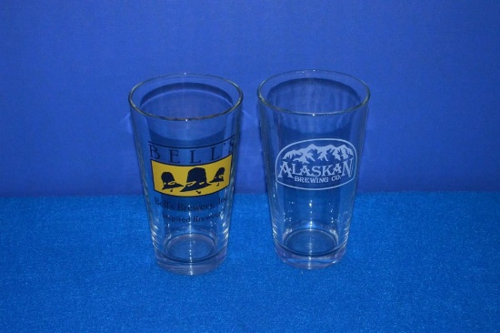BOX OF (24) ASSORTED 16 OZ GLASSES:
