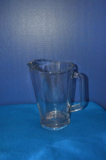 (4) LIBBEY'S 60 OZ GLASS PITCHERS