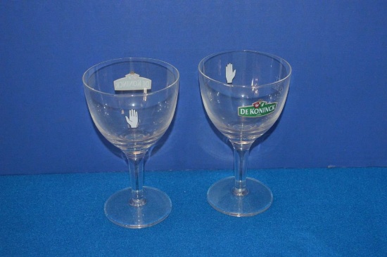 BOX OF (6) DEKONINCK GLASSES