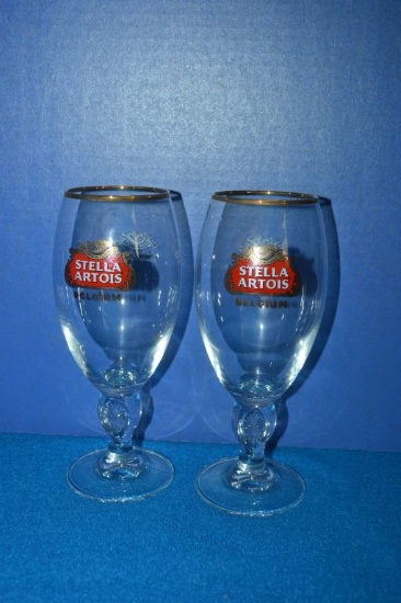 BOX OF (12) STELLA ARTOIS STEMMED GLASSES
