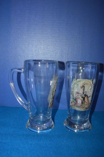 BOX OF (6) SPATENBRAU BACK 22 1/2 OZ MUGS