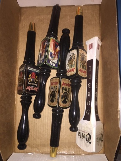 BOX OF (5) ASSORTED TAP HANDLES