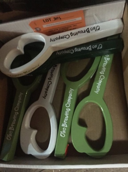 BOX OF (5) ASSORTED TAP HANDLES