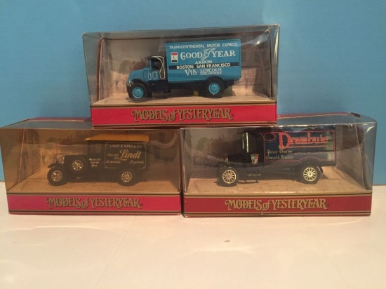 (3) MATCHBOX MODELS OF YESTERYEAR DIE CAST,