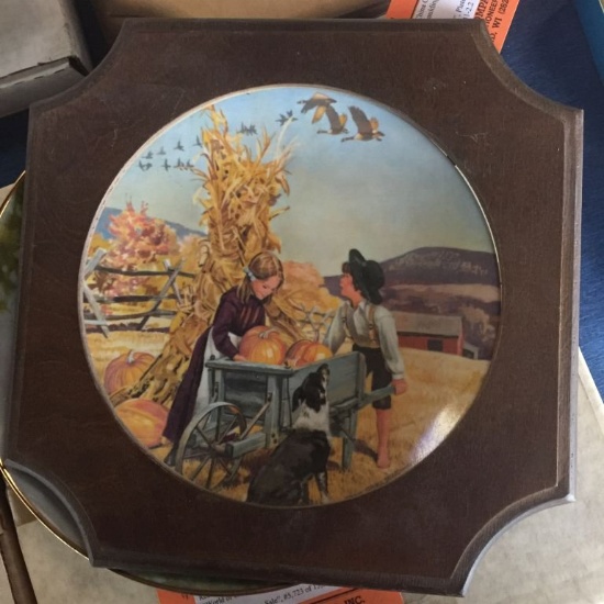 EDWIN KNOWLES CHINA CO. 8 1/2" COLLECTOR PLATE