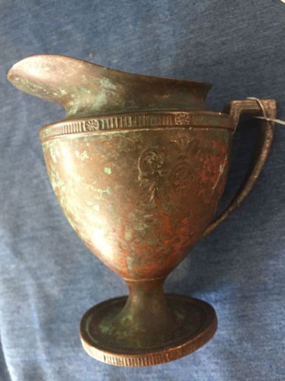 SMALL COPPER PITCHER 4 1/2"H