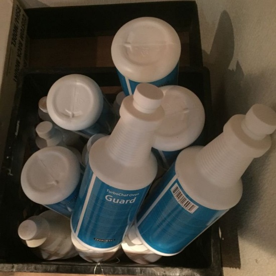 CRATE OF CLEANER FOR TURBO CHEF (APPROX 20)