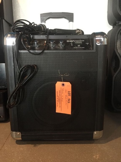 ION "ROCKER" SPEAKER W/MIKES