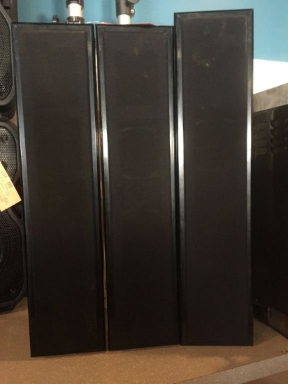 3 LEON PROFILE SERIES SPEAKERS MODEL PR404, 3-WAY