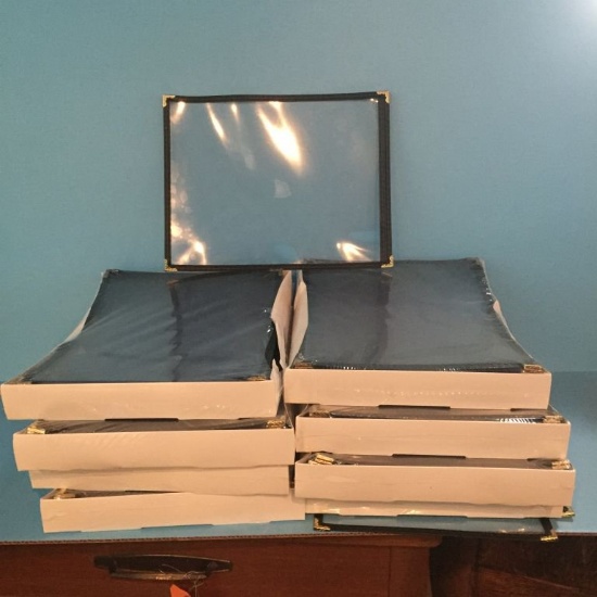 8 BOXES OF MENU OR NOTICE COVERS