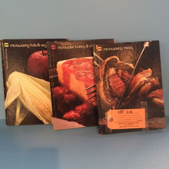3 MICROWAVE COOKBOOKS