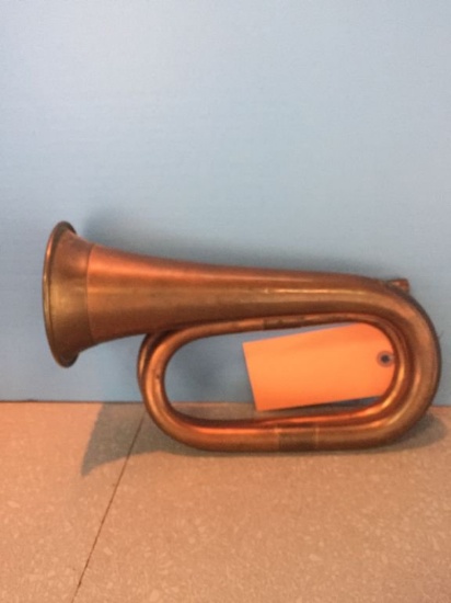 BRASS HORN, NO MOUTHPIECE