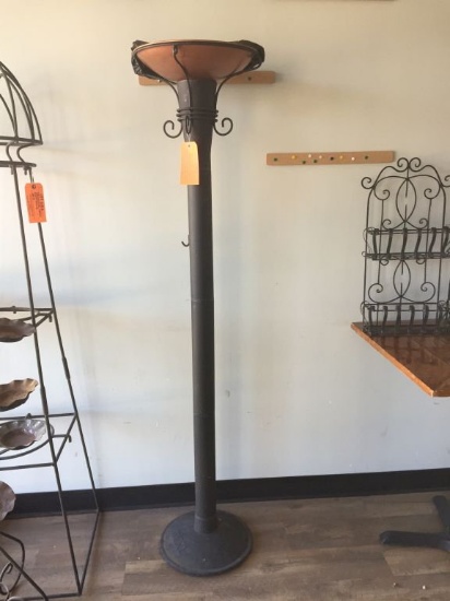 TIKI METAL TIKI STAND, BLACK WITH COPPER TOP