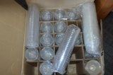 CASE OF SMALL CLEAR DRINKING GLASSES