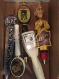 BOX OF (5) ASSORTED TAP HANDLES