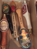 BOX OF (5) ASSORTED TAP HANDLES