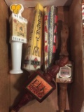 BOX OF (5) ASSORTED TAP HANDLES