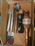 BOX OF (5) ASSORTED TAP HANDLES