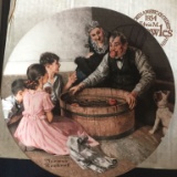 KNOWLES COLLECTORS PLATES BY NORMAN ROCKWELL WITH