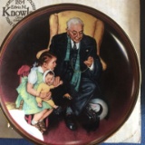 KNOWLES COLLECTORS PLATES BY NORMAN ROCKWELL WITH