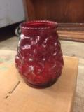 BOX OF (8) RED JAR CANDLES