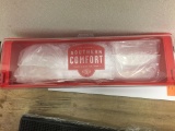 SOUTHERN COMFORT CONDIMENT HOLDER, RED AND PLASTIC