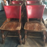 SET OF (4) STYLE PHOENIX CRON OAK RESTAURANT CHAIRS