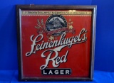 LEINKUGEL'S RED LAGER BEER SIGN,