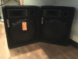 ONE PAIR SONIC SCF-200 STAGE MONITOR 15