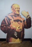 FRANZISKANER MONK WOOD CUT OUT -