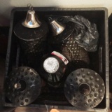 CRATE OF (4) TIKI TORCHES, POLES AND FLUID