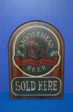 MOOSEHEAD BEER WOOD WALL SIGN,