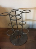 SIX PATIO UMBRELLA TIERED CANDLE CENTERPIECE STANDS