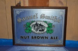 SAMUEL SMITH'S NUT BROWN ALE MIRRORED SIGN,