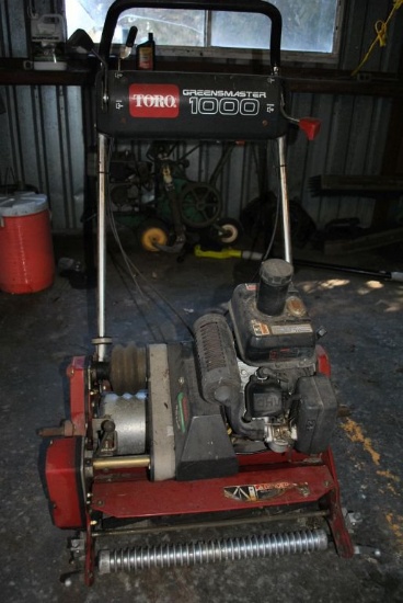 1998 TORO GREENS MASTER WALK BEHIND GREENS MOWER,