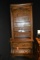 ORNATE WOODEN STORAGE CABINET, UPPER BOOKCASE AND