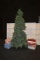 8 1/2' HIGH ARTIFICIAL CHRISTMAS TREE WITH TUBS OF
