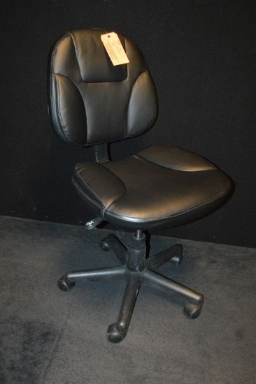 BLACK SECRETARIAL CHAIR