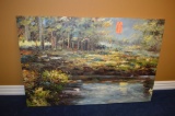 LARGE UNFRAMED CANVAS, 40