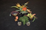(6) SMALL ARTIFICIAL PLANTS